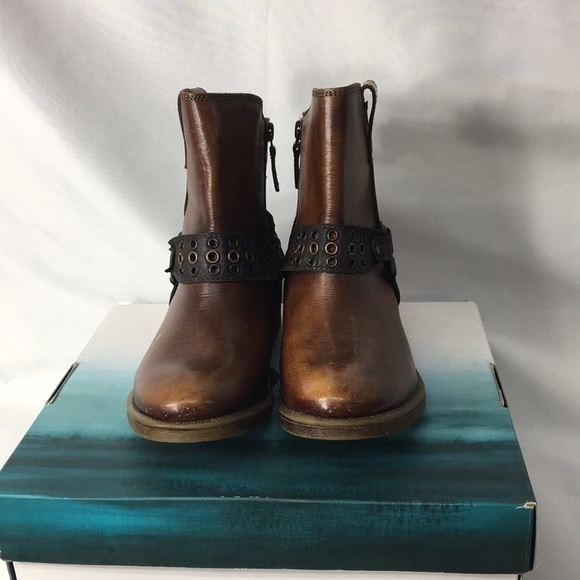 Roan Bed Stu Women’s Faira Tan Crust Gearshift Boot Size 7.5 Like-NEW Condition - Picture 2 of 10